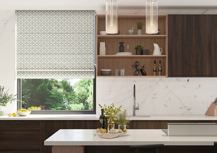 Hexgem, Pearl - Twist&Fit Roman Blind - Image 3